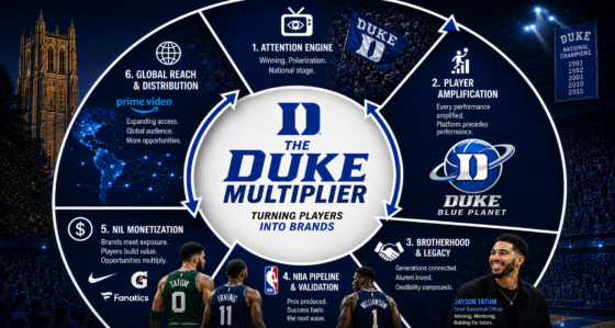 The Duke Multiplier: Como Duke transforma jogadores em marcas