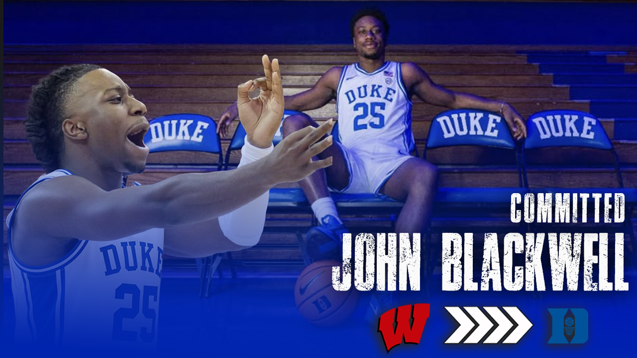Duke faz outro respingo no portal adicionando o lança-chamas de Wisconsin, John Blackwell